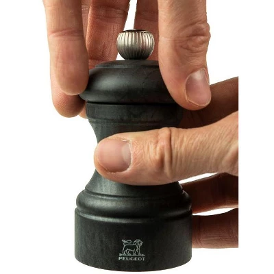 Peugeot | Bistro Salt Mill, Wood, Graphite, 10 Cm - 4 In 3 Peugeot | Bistro Salt Mill, Wood, Graphite, 10 Cm - 4 In
