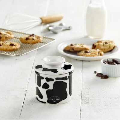 Butter Bell® Crock – Farmhouse Cow Pattern Ceramic Butter Keeper, Rustic Country-Style Butter Dish For Fresh, Spreadable Butter 5 Butter Bell® Crock – Farmhouse Cow Pattern Ceramic Butter Keeper, Rustic Country-Style Butter Dish For Fresh, Spreadable Butter - Image 3