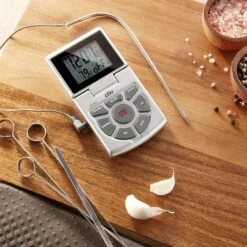 CDN Digital Programmable Probe In Oven Thermometer And Timer, Silver -Target KitchenAid GUEST 2e37a99b 967e 4588 a922 b4dc39607737