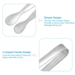 Unique Bargains Stainless Steel Kitchen Mini Ice Appetizers Dessert Serving Tongs -Target KitchenAid GUEST 2e57cbd7 bdce 46de ad42 9dce4ee8dfb9