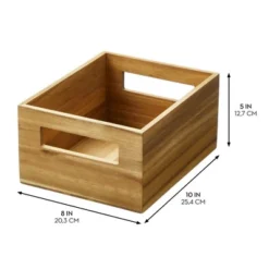IDesign Acacia Wood Pantry Bin With Handles -Target KitchenAid GUEST 2ee0e730 f7ba 4b76 a8af 5b9590b11959