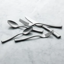 Reserve By Libbey 957 016 Aspect Bouillon Spoon, 18/10 Stainless Steel, Set Of 12