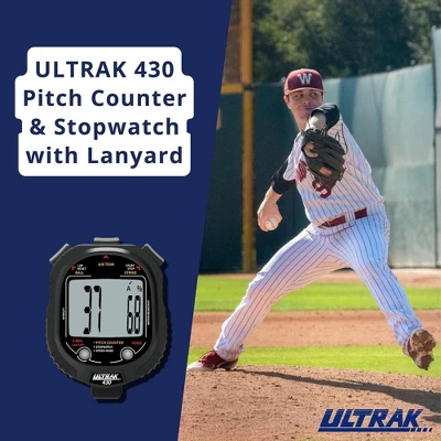 Ultrak 430 Pitch Counter & Pitch Speed With 2 Memory Stopwatch - Black 3 Ultrak 430 Pitch Counter & Pitch Speed With 2 Memory Stopwatch - Black
