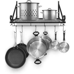 Sorbus 10 Hanging Hooks Kitchen Wall Pot Pan Rack - Hold Pots, Pans, Cookbooks, & More 13 Sorbus 10 Hanging Hooks Kitchen Wall Pot Pan Rack - Hold Pots, Pans, Cookbooks, & More -Target KitchenAid GUEST 2f99c017 1a53 4439 829d f1c586183f70