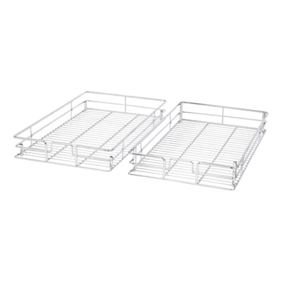 YIYIBYUS Pull Out Cabinet Organizer, 2-Tier Cabinet Pull Out Shelves, Kitchen Cabinet Organizer 8 YIYIBYUS Pull Out Cabinet Organizer, 2-Tier Cabinet Pull Out Shelves, Kitchen Cabinet Organizer - Image 6