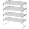 YBM Home Stackable And Foldable Silver Steel Mesh Storage Rack Shelf, Pack O F 6 2 YBM Home Stackable And Foldable Silver Steel Mesh Storage Rack Shelf, Pack O F 6 -Target KitchenAid GUEST 2fc076af ba8b 4150 9fce 33fa498e0582