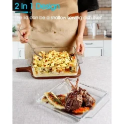 Itopfox Square Glass Baking Dish With Lid, Microwave, Oven & Dishwasher Safe Bakeware For Casseroles, Desserts & More -Target KitchenAid GUEST 30096e48 cb82 41c2 811d 0dbaf148dda0