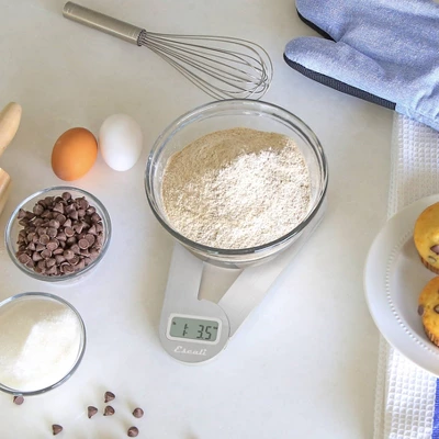 Escali Savu Space Saving Scale: Stainless Steel Kitchen Food Scale With Backlit Display, 11 Lb Capacity, Battery Included 10 Escali Savu Space Saving Scale: Stainless Steel Kitchen Food Scale With Backlit Display, 11 Lb Capacity, Battery Included - Image 8