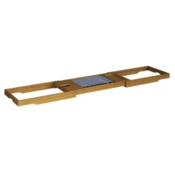 Acacia Bathtub Tray - Natural Wood Tray With Extended Sides, Glass Holder, Book, Phone, Or Tablet Rest - For Bath Accessories By Home-Complete -Target KitchenAid GUEST 304df880 c3a4 49e0 93be 0779671c2c4b