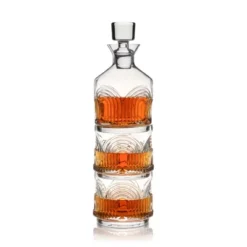 Viski Beau Stacking Decanter Set With Lowball Glasses - Crystal Decanter And Glasses For Whiskey - Art Deco Cocktail Glasses Whiskey Decanter Set Of 3 -Target KitchenAid GUEST 30d52d88 a401 4539 85c1 545184a4d6eb