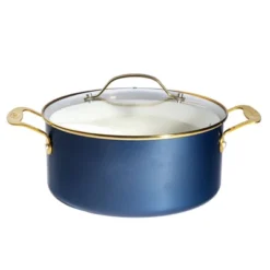 Gotham Steel Navy 15-Piece Ultra Nonstick Ceramic Cookware Set With Utensils -Target KitchenAid GUEST 30ffb807 876b 4137 9774 cba6527a2118