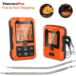 ThermoPro TP810W Wireless Meat Thermometer Of 500FT Dual Probe Meat Thermometer For Smoker Oven, Grill Thermometer With Dual Probes