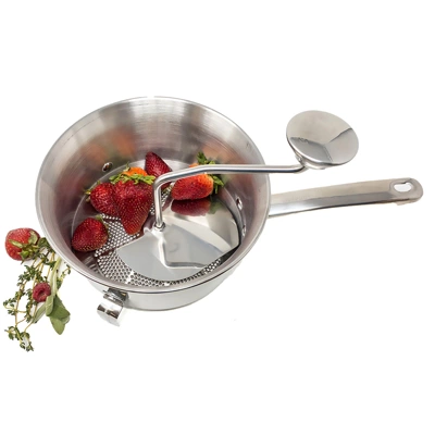 Norpro 2 Quart Multi Purpose Food Mill, Stainless Steel 8 Norpro 2 Quart Multi Purpose Food Mill, Stainless Steel - Image 6