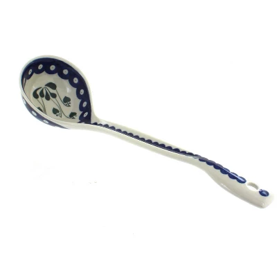 Blue Rose Polish Pottery 560 Ceramika Artystyczna Soup Ladle 3 Blue Rose Polish Pottery 560 Ceramika Artystyczna Soup Ladle