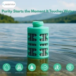 Nispira Activated Carbon Water Filter Replacement Compatible With Philips GoZero Adventure Water Bottle, 6 Pcs -Target KitchenAid GUEST 31bc723d 0155 4ec3 985d 5fb7a10a7e88