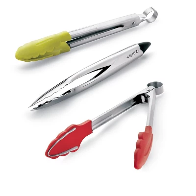 Cuisipro 9.5 Inch Stainless Steel Locking Tempo Tongs 3 Cuisipro 9.5 Inch Stainless Steel Locking Tempo Tongs