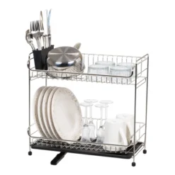 IRIS 2 Tier Stainless Steel Compact Dish Rack 21 IRIS 2 Tier Stainless Steel Compact Dish Rack -Target KitchenAid GUEST 31ebefd8 33bb 4eaf 808c 59a63d2ca9e1