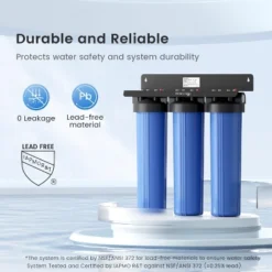Waterdrop 3-Stage Whole House Water Filter System,Reduce Iron&Manganese,with Carbon &Sediment Filters,7-Stage Filtration, WHF3T-FG,1" Inlet/Outlet -Target KitchenAid GUEST 32227535 2062 45bb 8559 d025fbb970cc