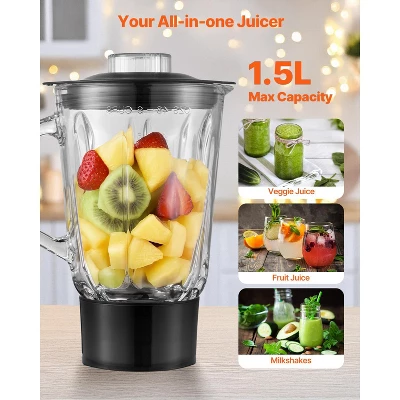 VEVOR 3-in-1 Multifunctional Stand Mixer, 6QT Stainless Steel Bowl, 660W 6+P Speeds Tilt-head Food Mixer, Black 8 VEVOR 3-in-1 Multifunctional Stand Mixer, 6QT Stainless Steel Bowl, 660W 6+P Speeds Tilt-head Food Mixer, Black - Image 6