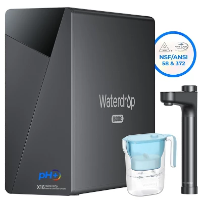 Waterdrop X16 Tankless Reverse Osmosis System NSF/ANSI 58 And 372 Certified Under Sink RO Alkaline Mineral PH Water Filter Pitcher 11 Waterdrop X16 Tankless Reverse Osmosis System NSF/ANSI 58 And 372 Certified Under Sink RO Alkaline Mineral PH Water Filter Pitcher - Image 9