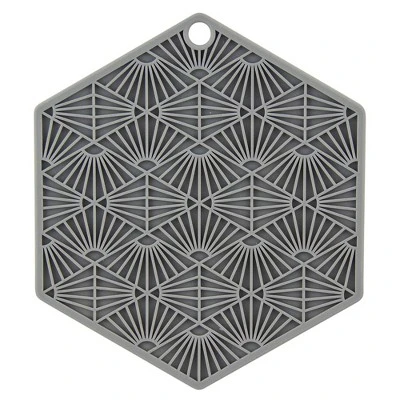 Taste Of Home 2pc Silicone Tool Ah Gray: Dishwasher-Safe Silicone Trivets For Hot Dishes, Ash Gray, 6"x5.5" 5 Taste Of Home 2pc Silicone Tool Ah Gray: Dishwasher-Safe Silicone Trivets For Hot Dishes, Ash Gray, 6"x5.5" - Image 3