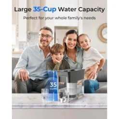 Waterdrop 35-Cup 0 TDS Slim Water Filter Dispenser, Large Capacity, Reduces TDS, Chlorine, PFOA/PFOS And More, BPA Free, Black (with 1 Filter) -Target KitchenAid GUEST 332d48ba 15d2 4c17 abd0 ad26c65cac12