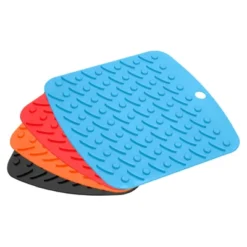 Unique Bargains Silicone Heat Resistant Trivet Pads 4 Pcs -Target KitchenAid GUEST 337dd88d ec9b 41b0 ade7 81d698087604