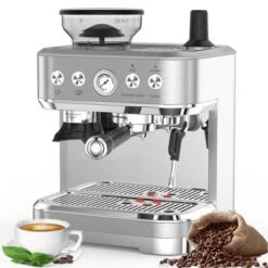 15 Bar Semi-Automatic Espresso Machine Coffee Maker With Grinder & Milk Steamer 17 15 Bar Semi-Automatic Espresso Machine Coffee Maker With Grinder & Milk Steamer -Target KitchenAid GUEST 341271f8 1ce1 420d a169 bb2964fe3e8f