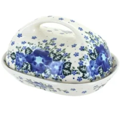 Blue Rose Polish Pottery 331 Vena Butter Dish -Target KitchenAid GUEST 3420078b c939 46e7 8335 c49f955ac6e2