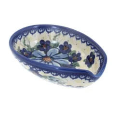 Blue Rose Polish Pottery 89 Vena Small Spoon Rest -Target KitchenAid GUEST 3473718e f9ba 46ec ab36 a5de4231cc54