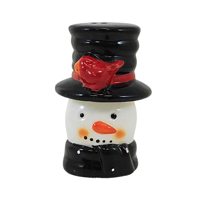 Abbott 2.5 Inch Snowman & Hat Salt & Pepper Christmas , Cardinal Stack Set Winter (2PC) 5 Abbott 2.5 Inch Snowman & Hat Salt & Pepper Christmas , Cardinal Stack Set Winter (2PC) - Image 3