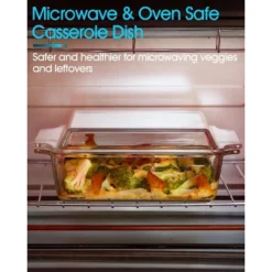 Itopfox Square Glass Baking Dish With Lid, Microwave, Oven & Dishwasher Safe Bakeware For Casseroles, Desserts & More -Target KitchenAid GUEST 3523806b efa7 44ec ab9e b7e8c3acac2c