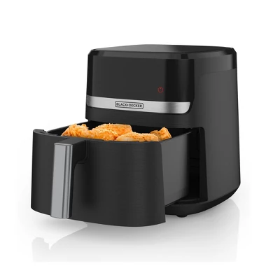 Black & Decker BLACK+DECKER Purify 4QT Air Fryer, Timer With Auto Shut-off And Shake Reminder, Digital LED Touchscreen And 9 Presets, 1300W, Dishwasher Safe Parts 13 Black & Decker BLACK+DECKER Purify 4QT Air Fryer, Timer With Auto Shut-off And Shake Reminder, Digital LED Touchscreen And 9 Presets, 1300W, Dishwasher Safe Parts - Image 11