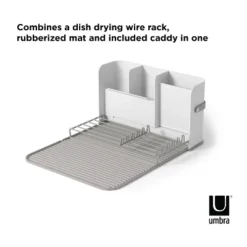 Umbra Sling Folding Dishrack White: Steel Kitchen Rack, Freestanding Dish Drainer, Hand Washable, 5-Year Warranty 33 Umbra Sling Folding Dishrack White: Steel Kitchen Rack, Freestanding Dish Drainer, Hand Washable, 5-Year Warranty -Target KitchenAid GUEST 3549affb 4867 4481 9fef 0c59593e3982