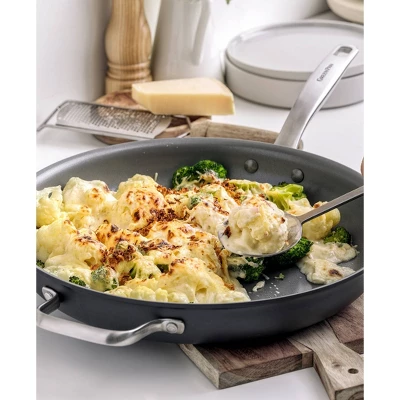 GreenPan Chatham 13" Hard Anodized Healthy Ceramic Nonstick Fry Pan With Helper Handle 7 GreenPan Chatham 13" Hard Anodized Healthy Ceramic Nonstick Fry Pan With Helper Handle - Image 5