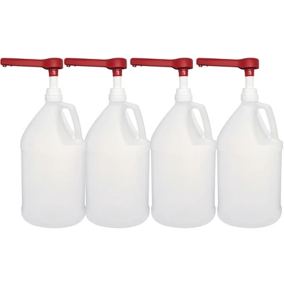 1 Gallon HDPE Plastic Jug With Pump Dispenser Made In USA - Pack Of 4 7 1 Gallon HDPE Plastic Jug With Pump Dispenser Made In USA - Pack Of 4 - Image 5