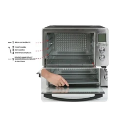 LNC 34-Qt 1750W Stainless Steel Air Fryer Toaster Oven With Fry Basket, 12 Cooking Modes, LCD Screen, 6-Slice -Target KitchenAid GUEST 36cff125 f344 4237 b2d9 57bfd143d17f