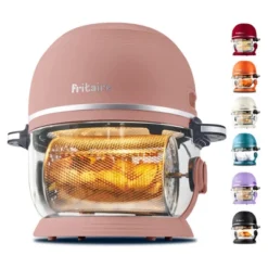 Fritaire Non-Toxic Air Fryer - Glass Air Fryer, 5qt, Teflon-Free, PFOA- Free, W/ Accessories - Rotisserie And Tumbling Basket -Target KitchenAid GUEST 377206e2 a59c 48a2 b027 9082c203e5a4