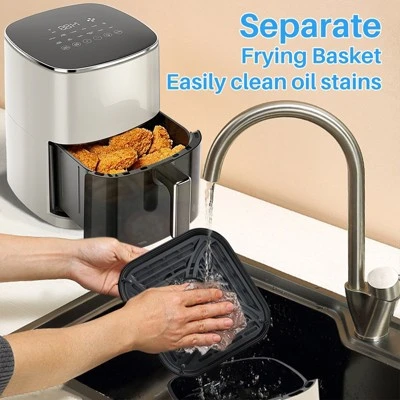 IULULU Air Fryer, 6-Qt With View Window, 12-in-1, 400°F Max 4 IULULU Air Fryer, 6-Qt With View Window, 12-in-1, 400°F Max - Image 2