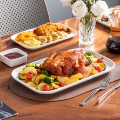 Vancasso 3 Pieces Of Rectangular Plate, White Set, Porcelain Plate Set Of Different Size -Target KitchenAid GUEST 37b241d6 6bbd 4439 ab2a 228a906ec064