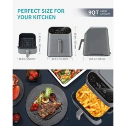 Ultrean 9 Quart Air Fryer -Target KitchenAid GUEST 37bc8d4f 6870 45cc b67f 9c588cf0baa8