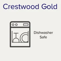 Noritake Crestwood Gold Gravy Boat With Tray