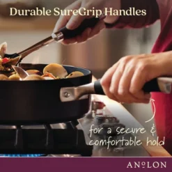 Anolon Advanced Home 11pc Hard Anodized Nonstick Cookware Set Onyx -Target KitchenAid GUEST 3892e7a0 07ff 4f3c a7e8 7d1ac6f4ee49