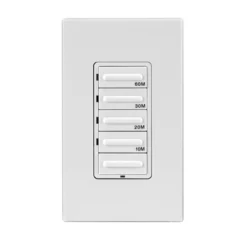 Leviton - Decora - Indoor Countdown Timer - 120 V - White
