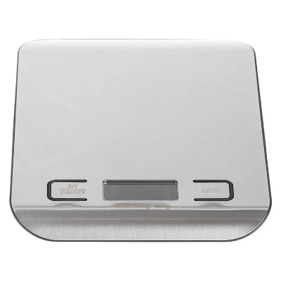 Digital Food Scale – 11 LB Capacity, Tare Function, Stainless Steel, LCD Display, 2 AAA Batteries Included, Ideal For Cooking, Baking, And Kitchen Use 11 Digital Food Scale – 11 LB Capacity, Tare Function, Stainless Steel, LCD Display, 2 AAA Batteries Included, Ideal For Cooking, Baking, And Kitchen Use - Image 9