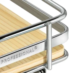 Lynk Professional Slide Out Vertical 4.25" Single Metal/Wood Spice Rack Silver: Kitchen Cupboard Organizer, Pull Out Storage -Target KitchenAid GUEST 39521c40 9826 4567 8a03 e4dd6dafab39 1