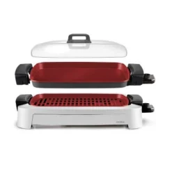 CRUXGG 2-in-1 Smokeless Indoor Ceramic Nonstick Grill & Griddle - Snow: Aluminum, Dishwasher-Safe, 1500W, White -Target KitchenAid GUEST 3982f8f0 8c20 4c59 b8a2 cb087d1d0978