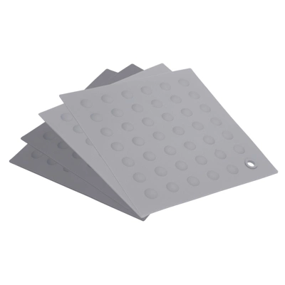 Unique Bargains Heat Resistant Silicone Trivets Pads For Kitchen 4 Pcs 8 Unique Bargains Heat Resistant Silicone Trivets Pads For Kitchen 4 Pcs - Image 6