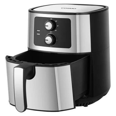 Cosmo COS-58AFAKSS 5.8 Quart Electric Hot Air Fryer With Temperature Control, Timer, Non-Stick Frying Tray, 1400W 8 Cosmo COS-58AFAKSS 5.8 Quart Electric Hot Air Fryer With Temperature Control, Timer, Non-Stick Frying Tray, 1400W - Image 6