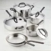 KitchenAid 5-Ply Clad Stainless Steel 10pc Cookware Set: Induction Safe, Even-Heating, Dishwasher-Safe, Riveted Handles 1 KitchenAid 5-Ply Clad Stainless Steel 10pc Cookware Set: Induction Safe, Even-Heating, Dishwasher-Safe, Riveted Handles -Target KitchenAid GUEST 39fc388e 962f 4530 9c76 a416fd073ce0